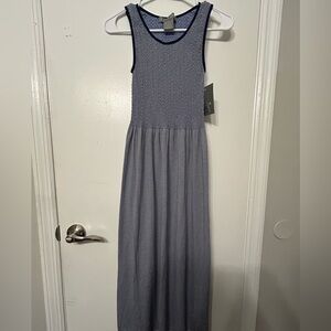 Elegant Navy Blue Maxi Dress